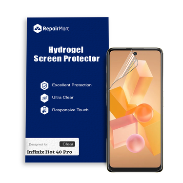 Infinix Hot 40 Pro Compatible Premium Hydrogel Screen Protector